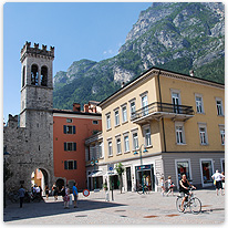 Altest Stadttor von Riva riva del garda, gardasee